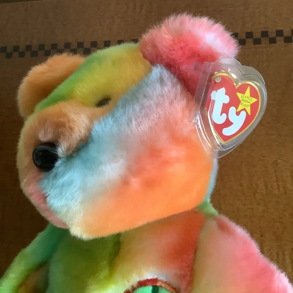 Vintage 1999 Ty 9” Plush Peace the Bear